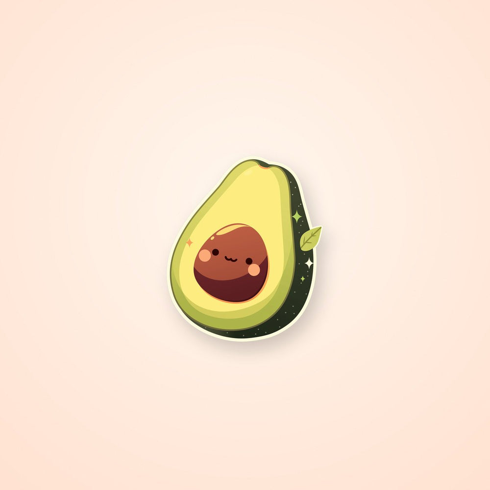 Kawaii Avocado Cute Fruit Sticker