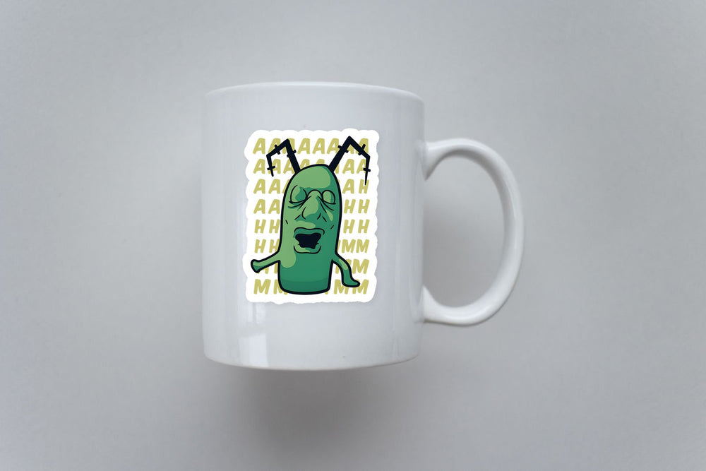 Spongebob Plankton Screaming Sticker