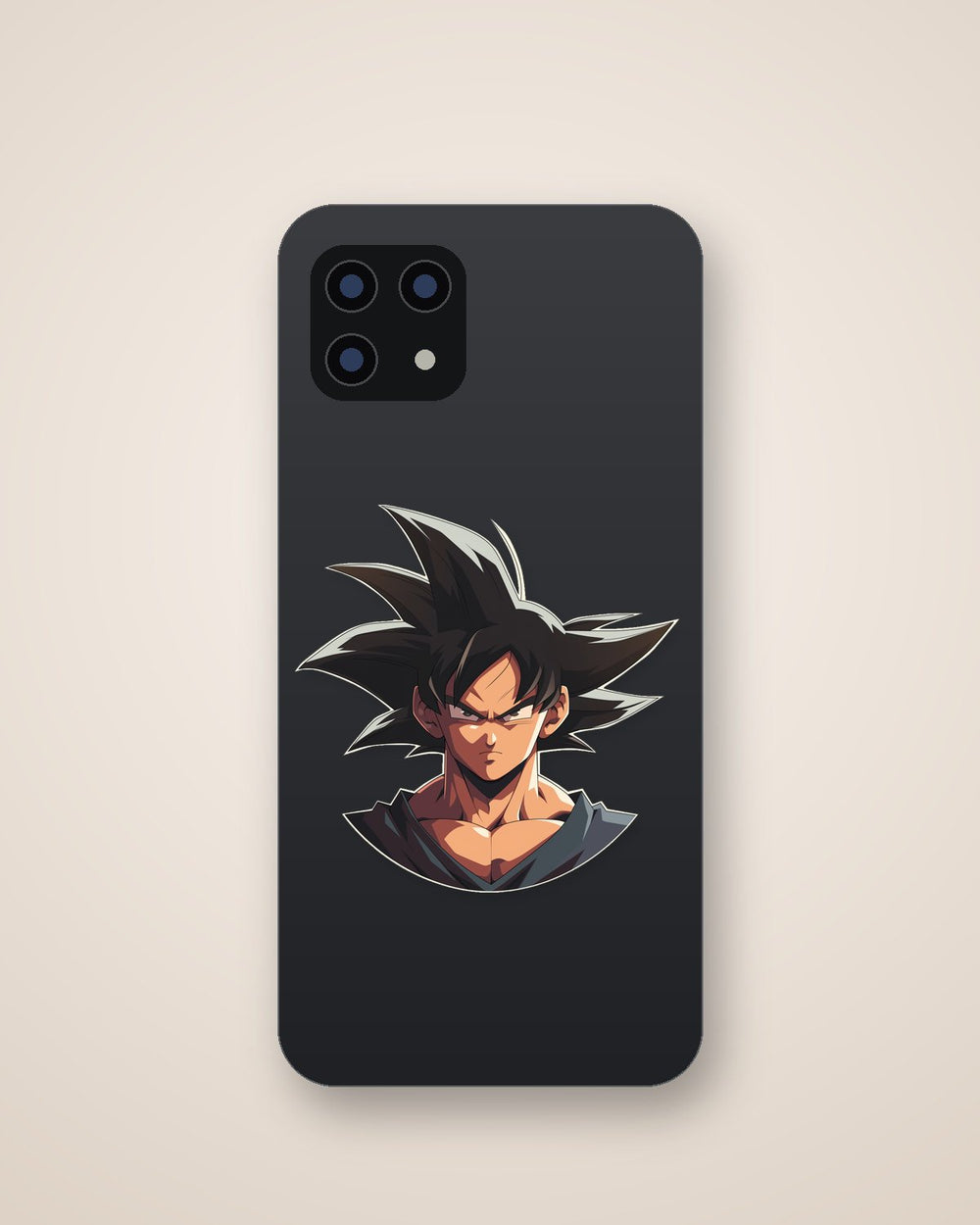 Goku Black Hair Determined Look Sticker