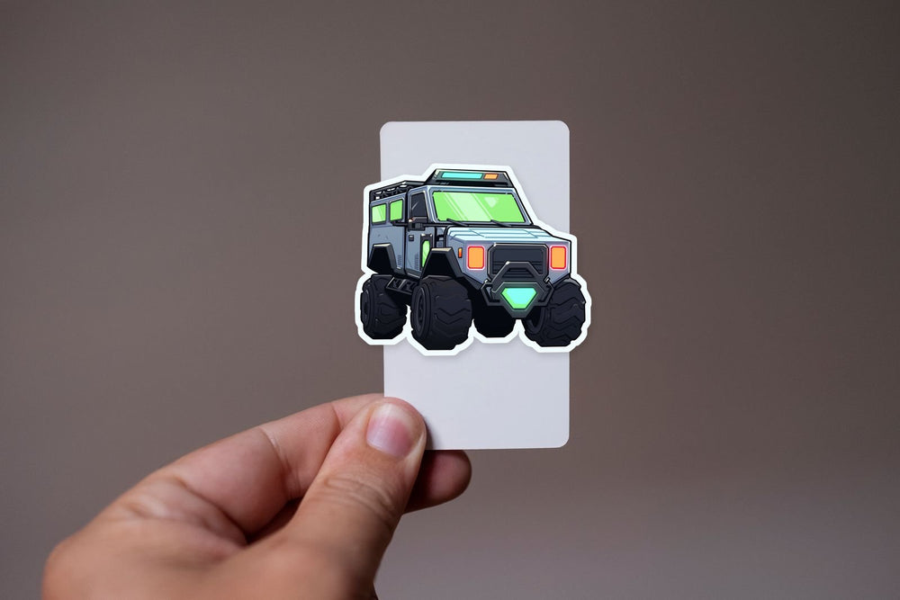Cyberpunk Off-Road Car Sticker