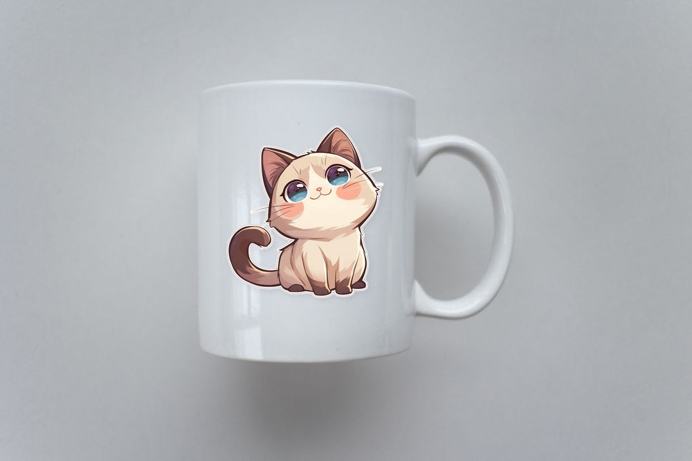 Cute Ragdoll Cat Kawaii Sticker