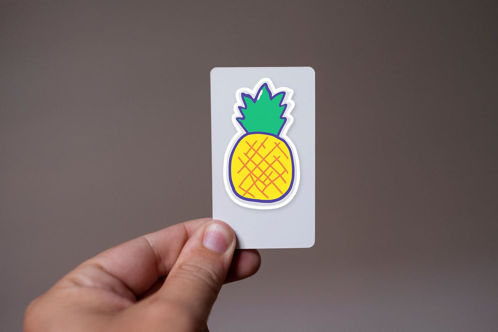 Cartoon Pineapple Sticker