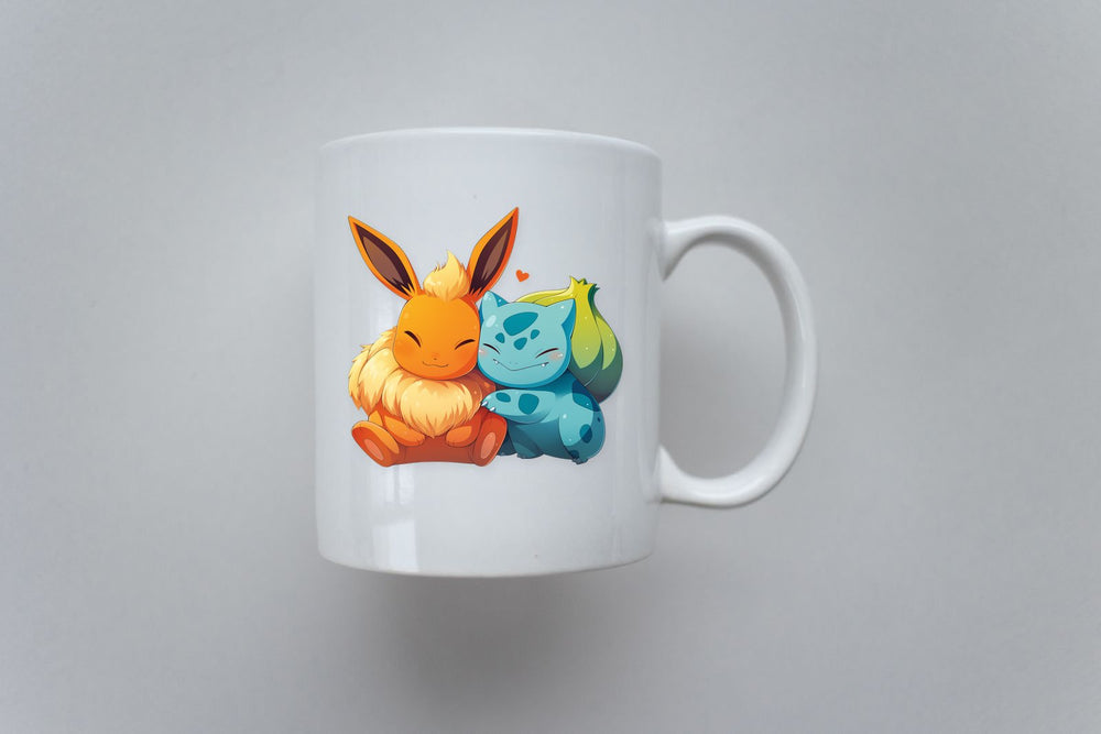 Flareon & Bulbasaur Friendship Sticker