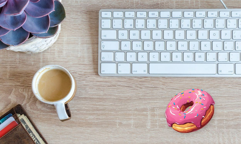 Pink Donut Sprinkles Sticker