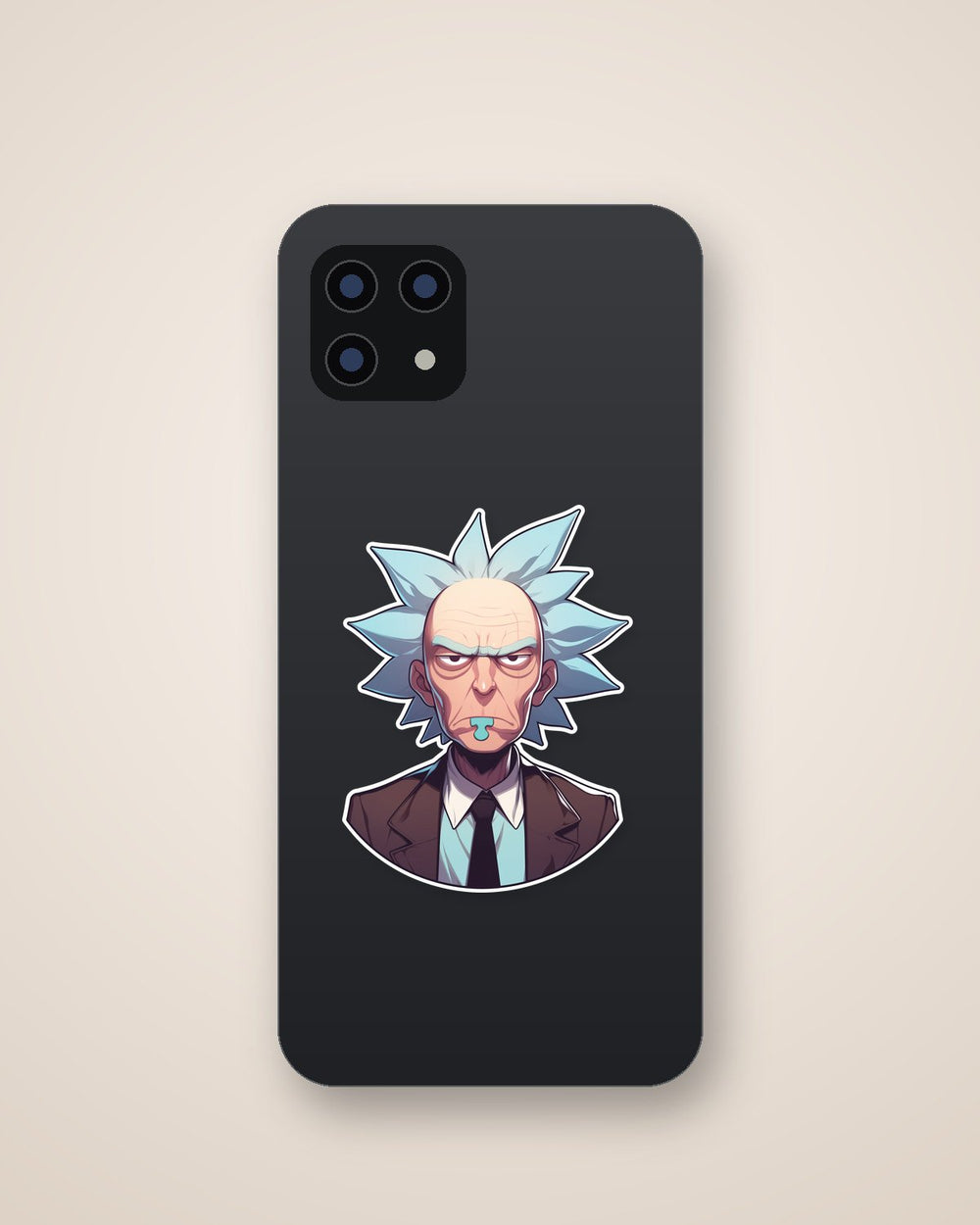 Rick Sanchez Cartoon Sticker