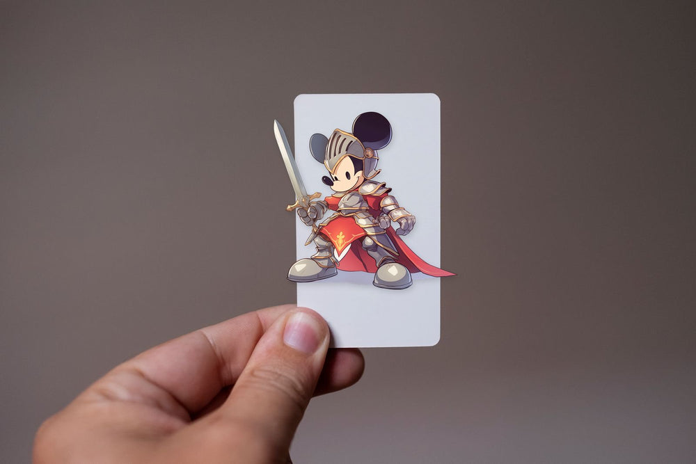 Mickey Mouse Knight Sword Sticker
