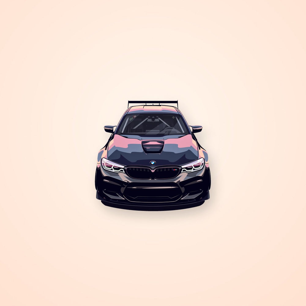 BMW M5 Sporty Ride Sticker