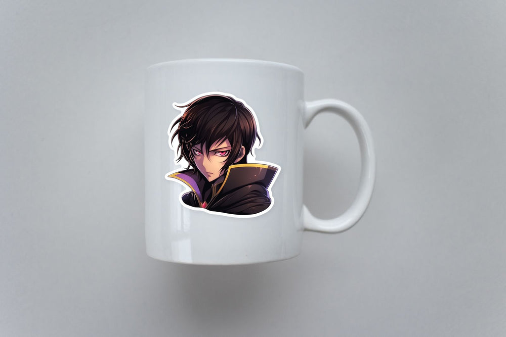 Code Geass Lelouch with Red Eyes Sticker
