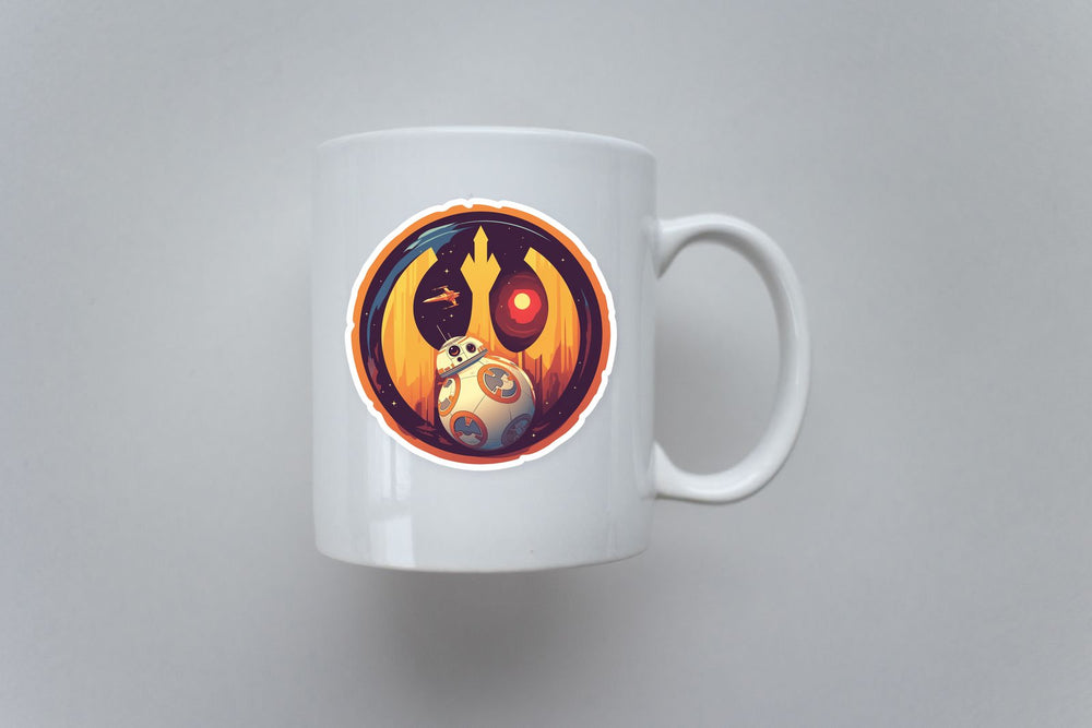 Star Wars Rebel Symbol Bb-8 Sticker