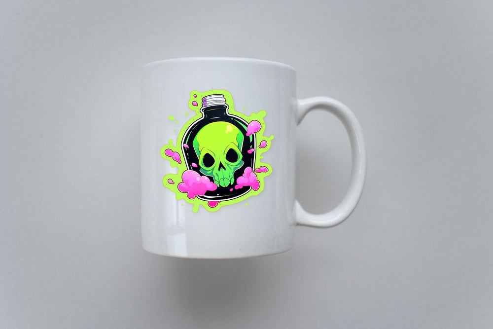 Toxic Skull Poison Sticker