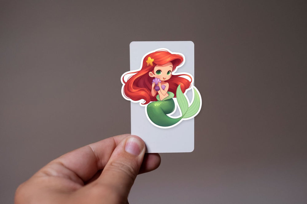 Chibi Ariel Little Mermaid Disney Sticker