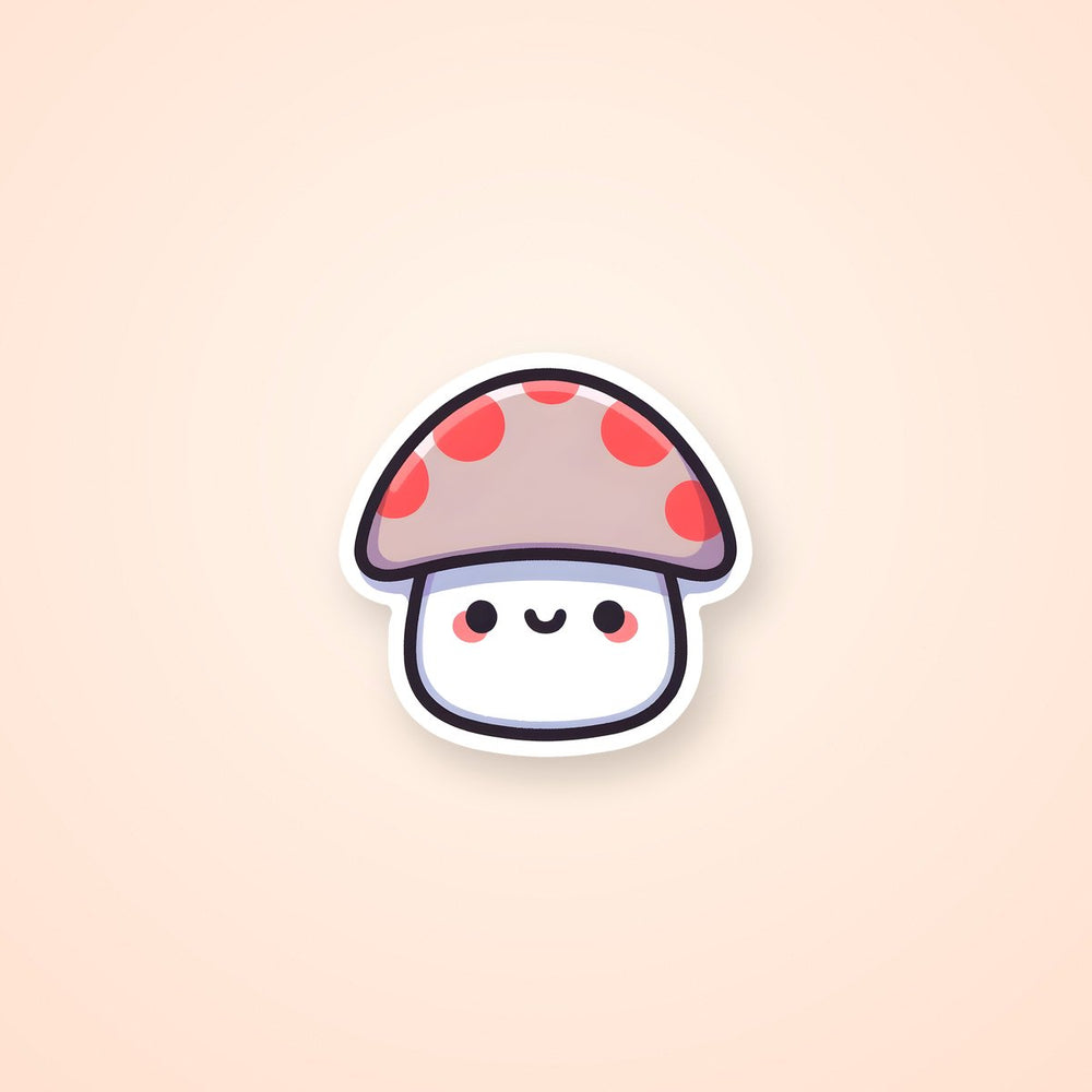 Kawaii Mushroom Sticker