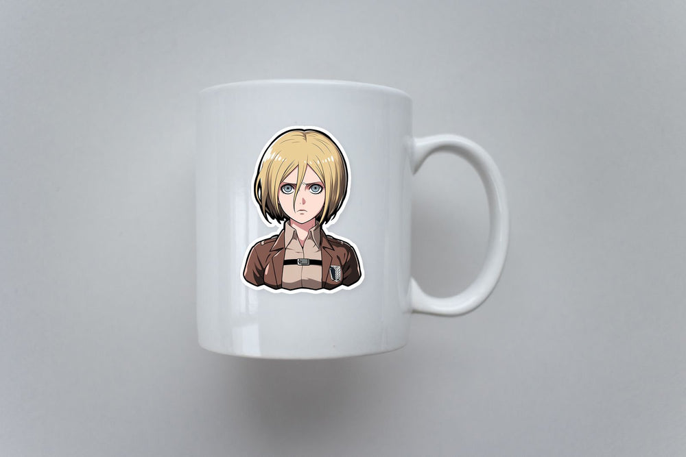 Attack on Titan Angry Historia Reiss Sticker