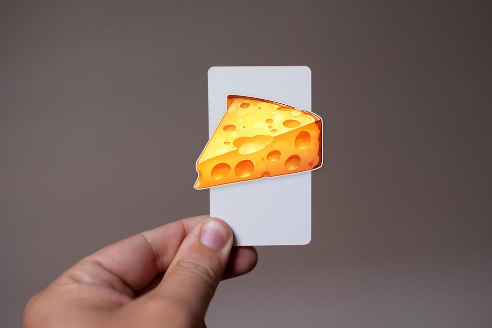 Aesthetic Piece of Cheese Sticker