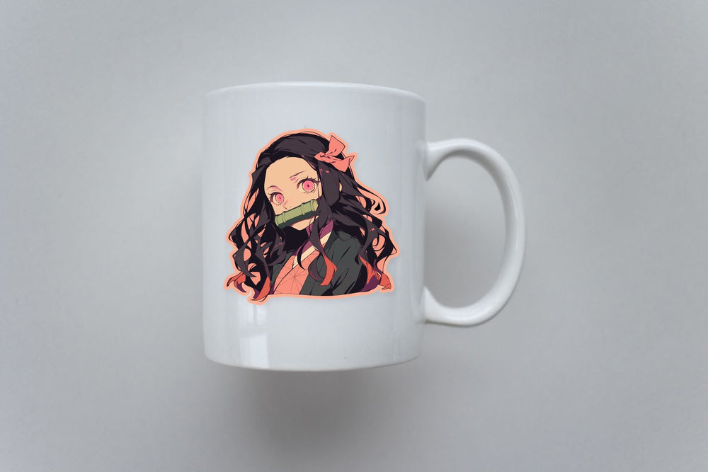 Nezuko Demon Slayer Aesthetic Sticker