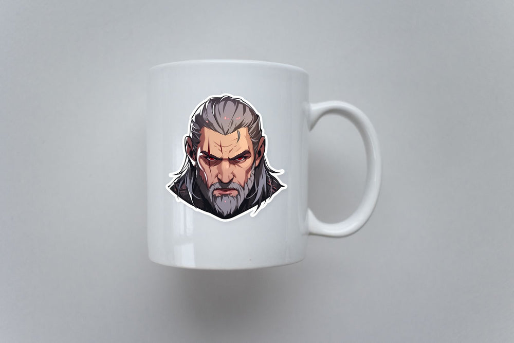The Witcher Geralt Head Sticker