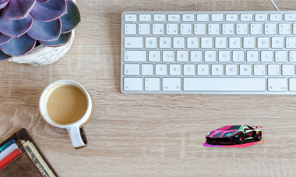 Lamborghini Aventador Aesthetic Sticker