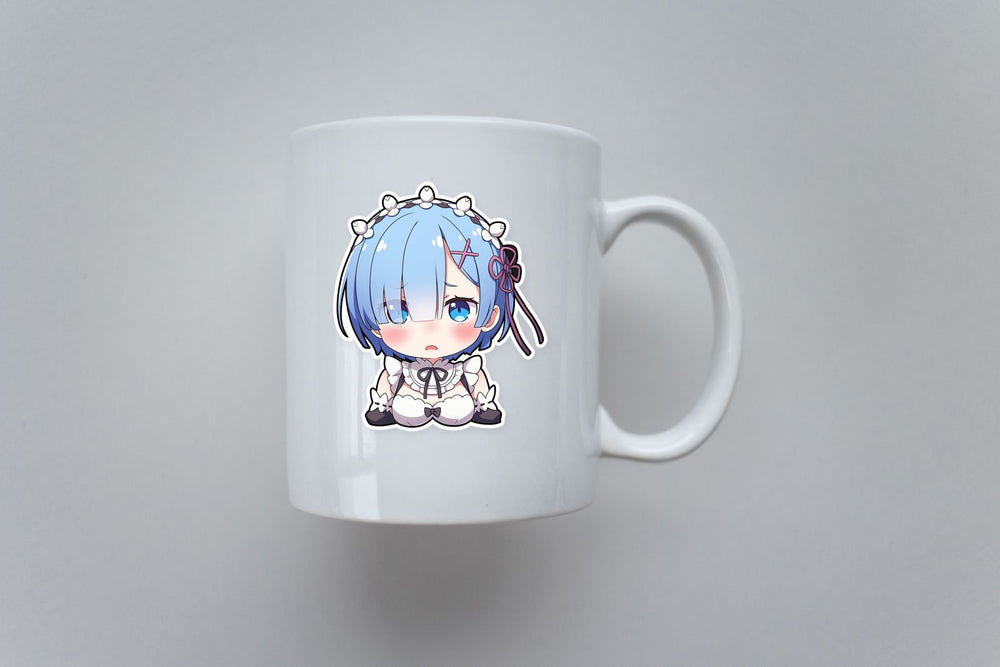 Re:Zero Sad Kawaii Rem Sticker
