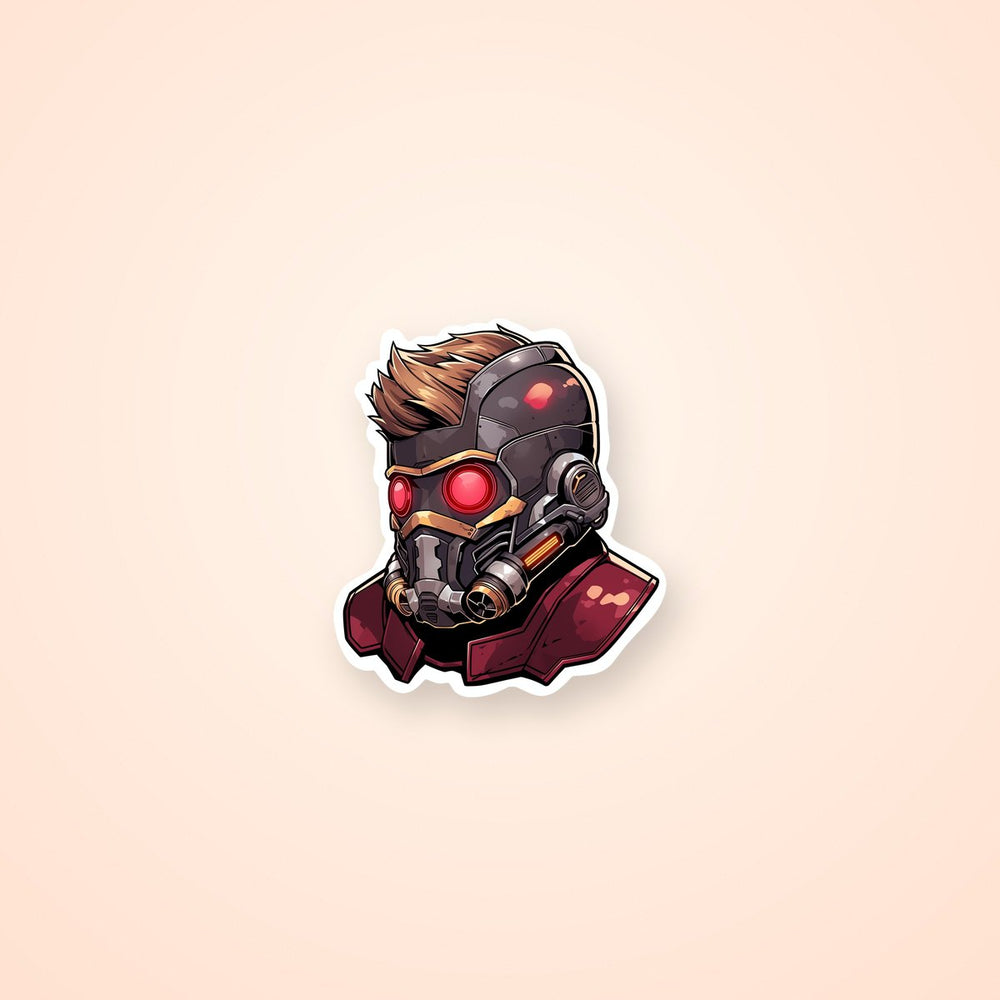 Star-Lord in Helmet Marvel Sticker