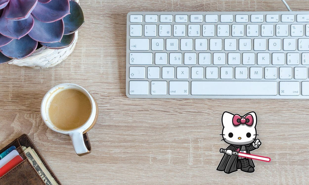Hello Kitty Darth Vader Crossover Sticker