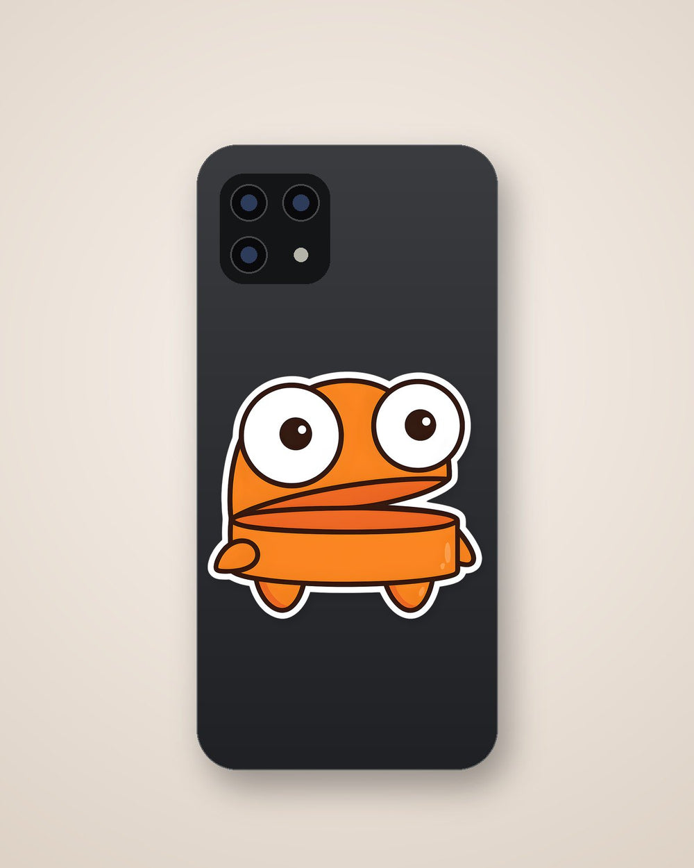 Orange R.E.P.O. Character Sticker