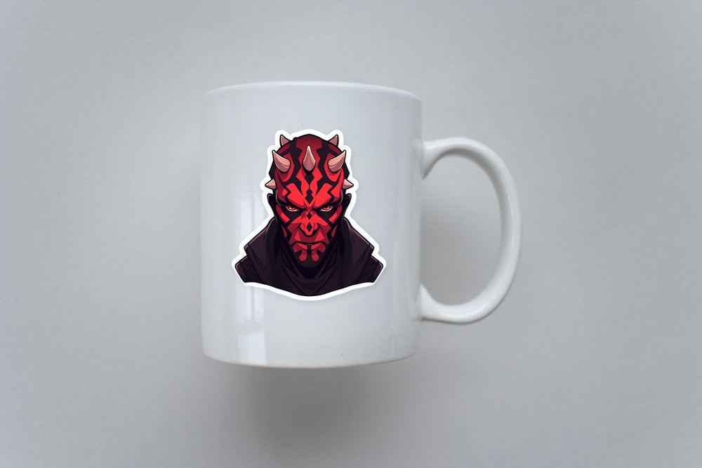 Star Wars Serious Darth Maul Sticker