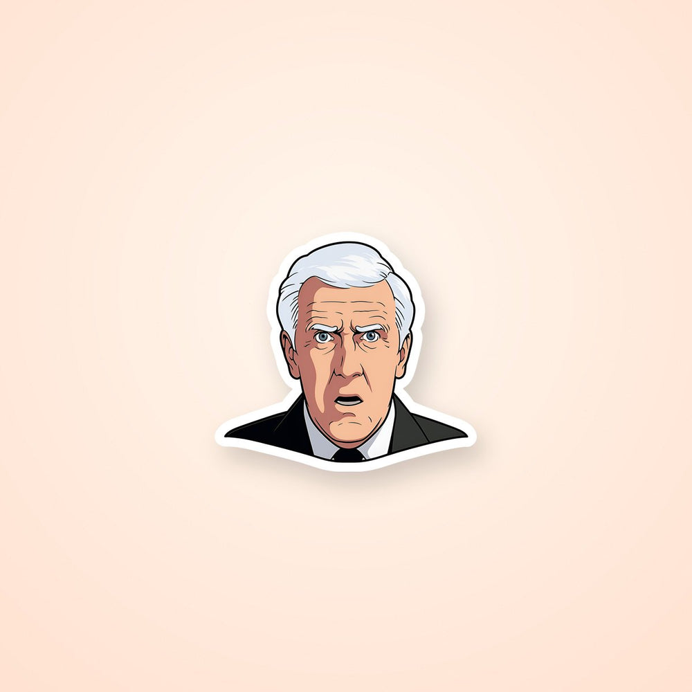 Surprised Frank Drebin Sticker