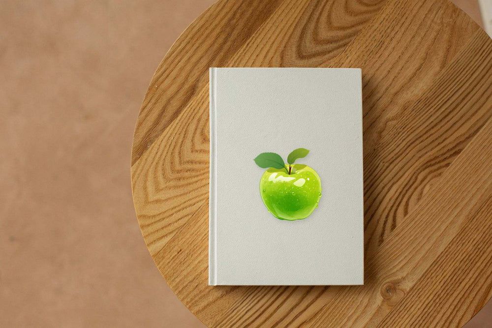 Juicy Green Apple Realistic Clipart
