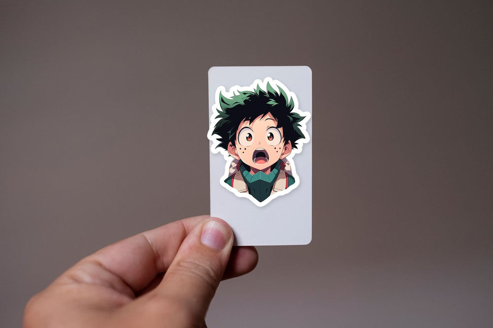 Mha Scared Izuku Midoriya Sticker