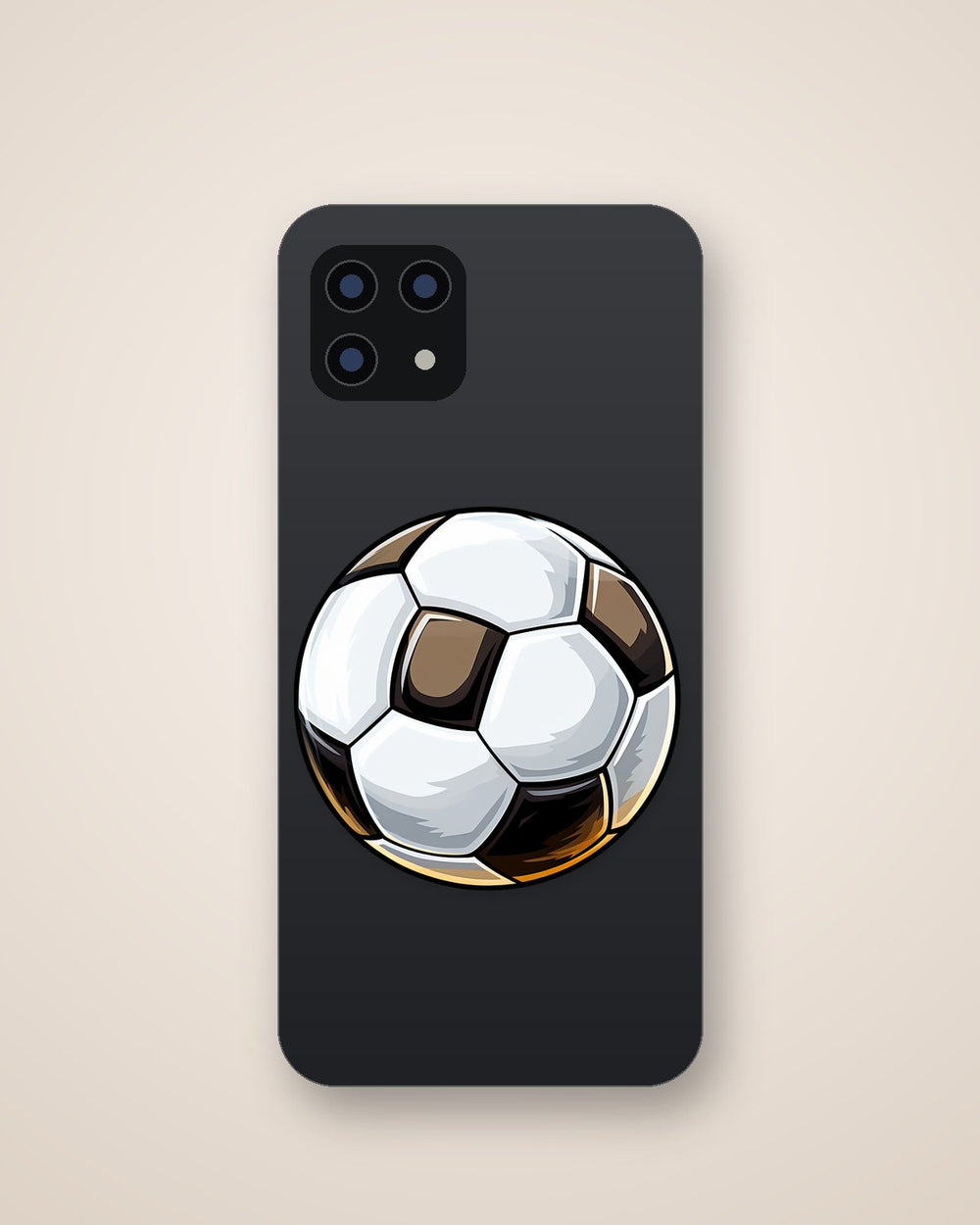 Cartoon Soccer Ball Sticker
