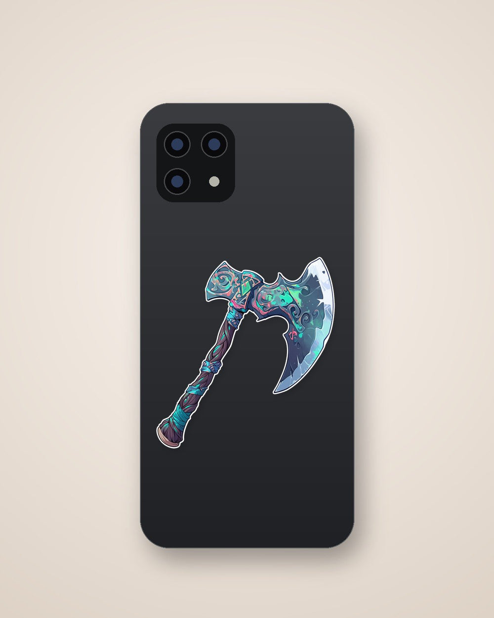 Viking Rune Axe Sticker
