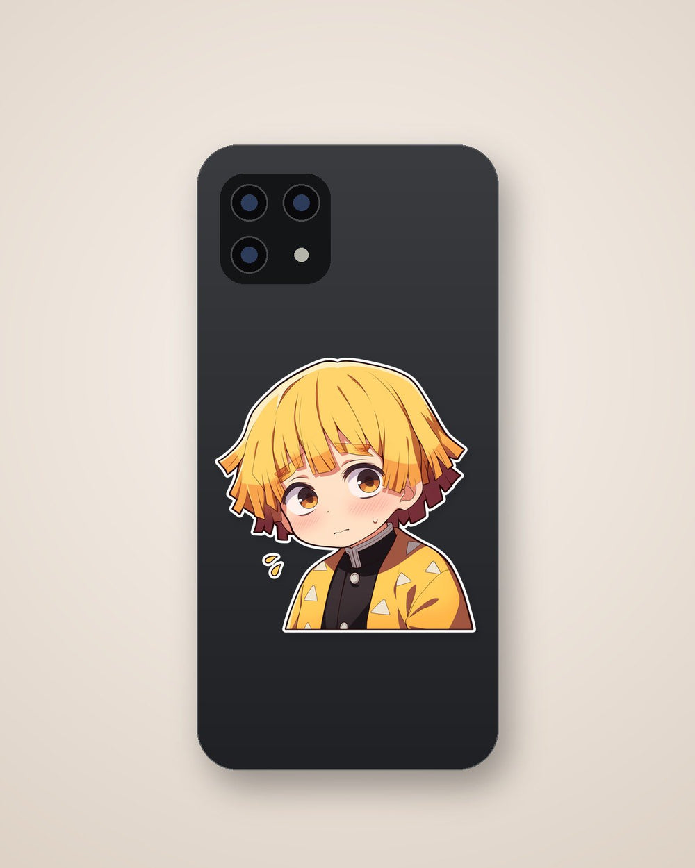 Demon Slayer Zenitsu Nervous Sticker