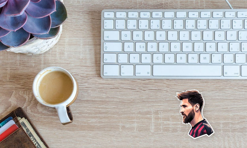 Lionel Messi Art Sticker