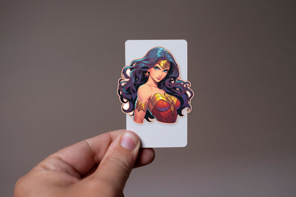 Wonder Woman Anime Style Sticker