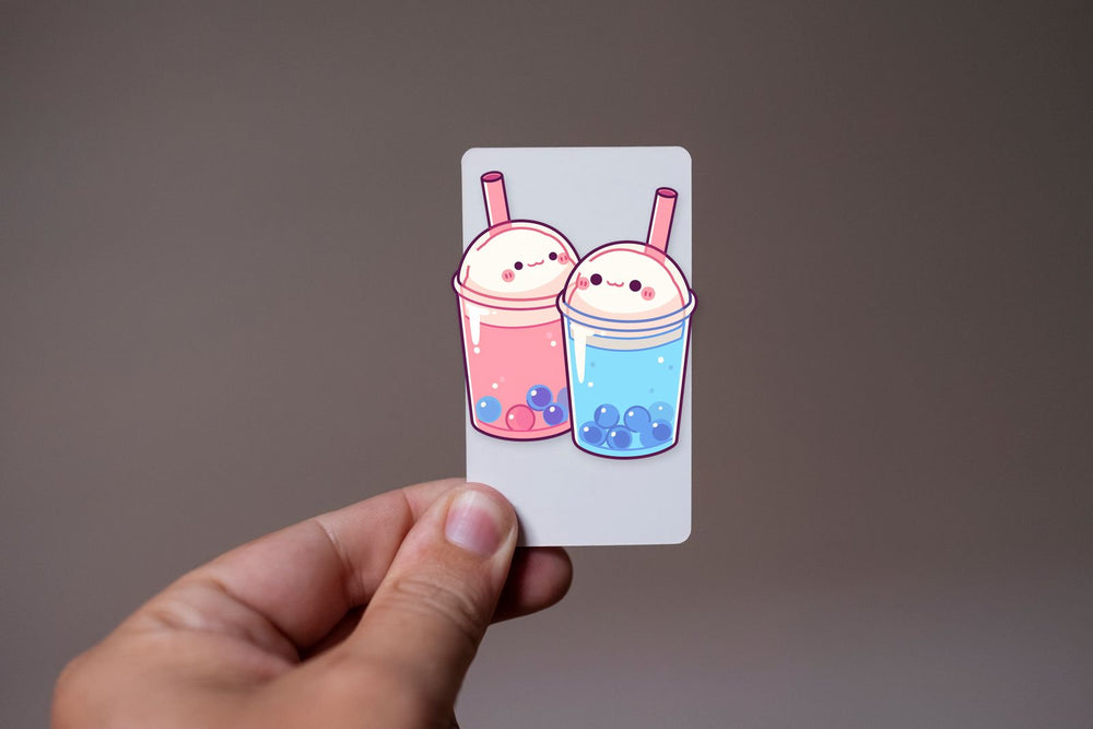 Cute Boba Tea Duo Sticker