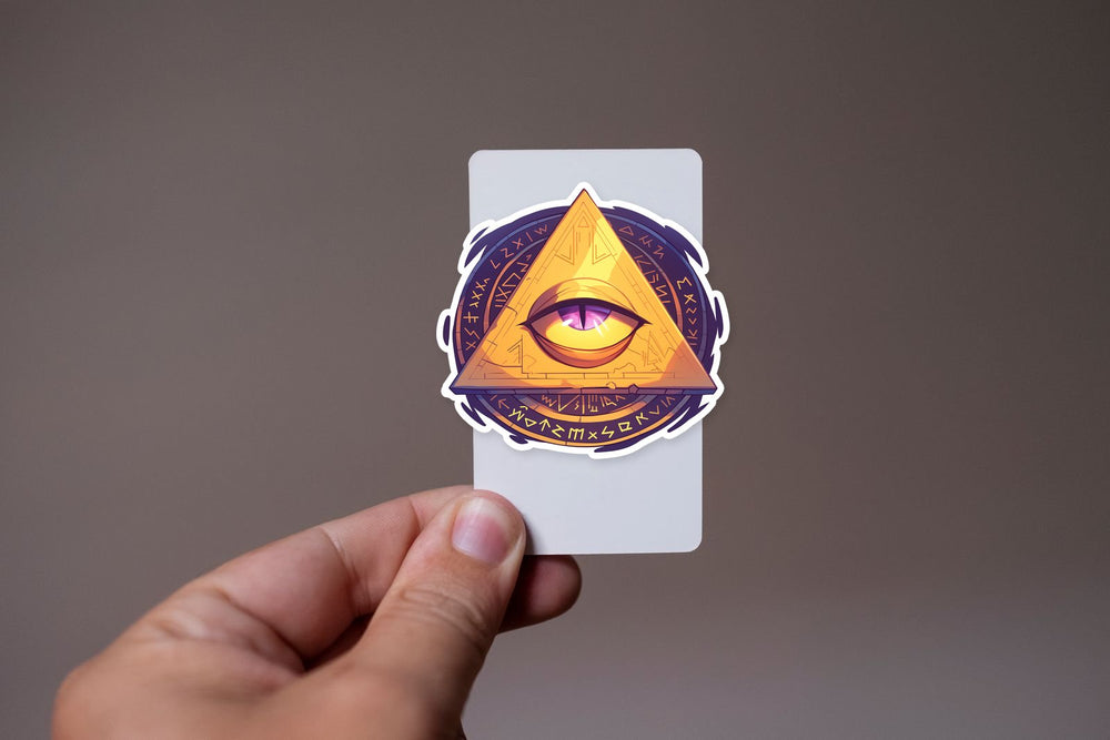 Bill Cipher Gravity Falls Symbol Art Sticker