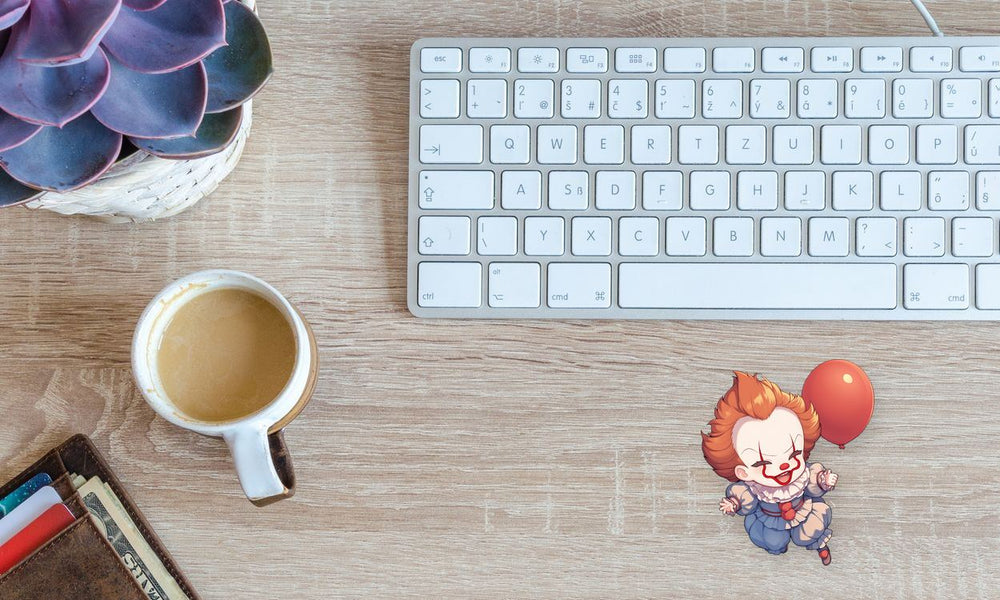 Chibi Pennywise with Balloon Sticker