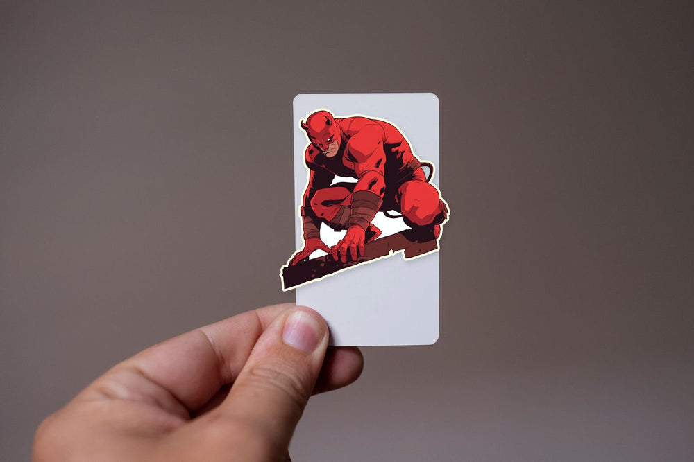 Daredevil Retro Comic Marvel Superhero Sticker