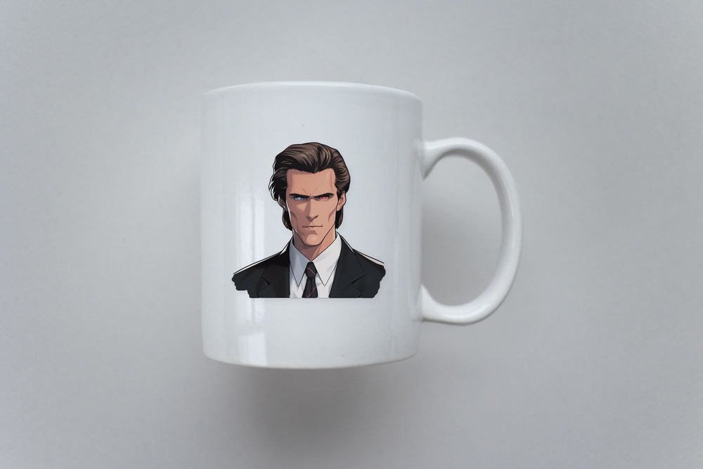 Patrick Bateman Heterochromatic Eyes Sticker