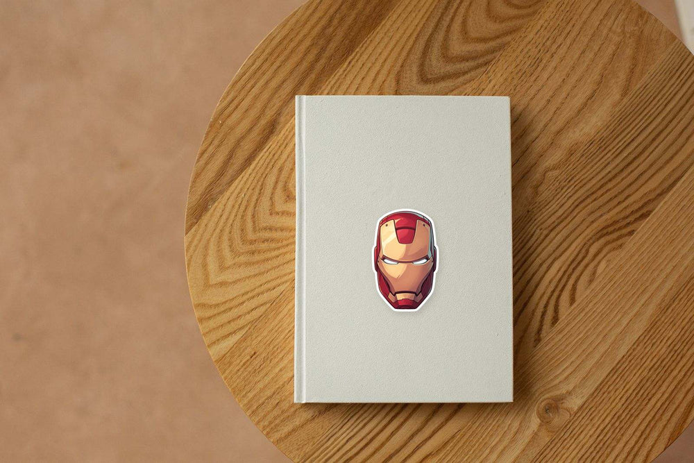 Iron Man Helmet Sticker