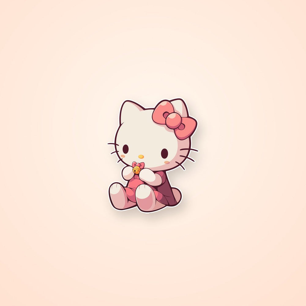 Ribbon Hello Kitty Sticker