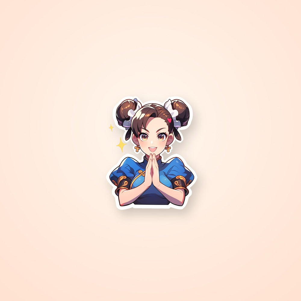 Street Fighter Joyful Chun-Li Sticker