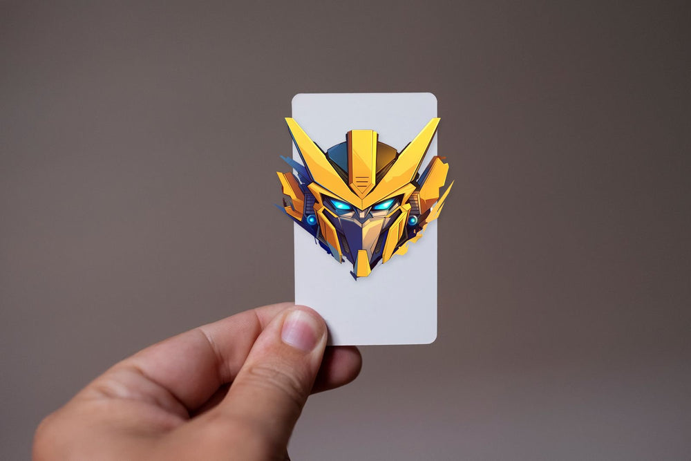 Transformers Bumblebee Glowing Eyes Sticker