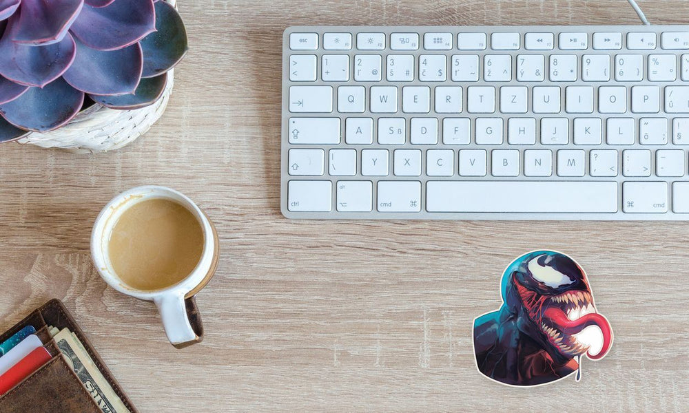 Venom Scary Tongue Sticker
