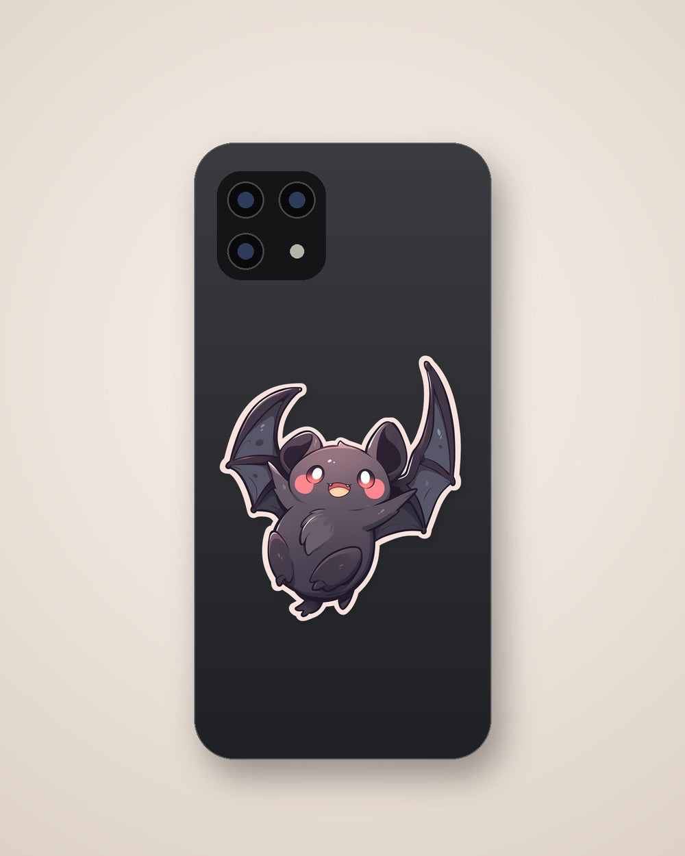Halloween Cute Black Bat Sticker