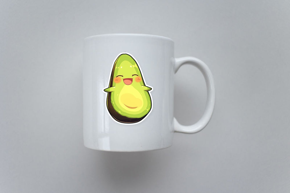 Cute Avocado Aesthetic Sticker
