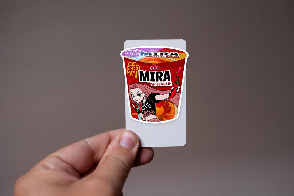 Mira Spice Queen Ramen Cup K-Pop Demon Hunters Sticker