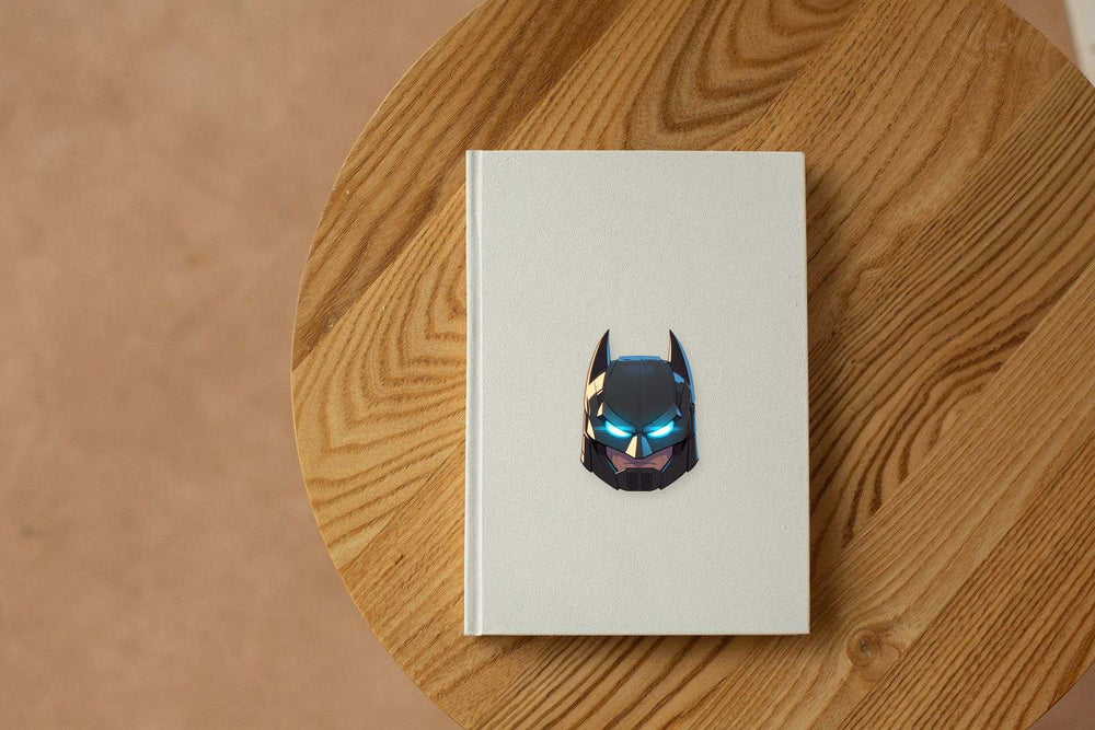 Stunning Batman Head Glowing Eyes Sticker