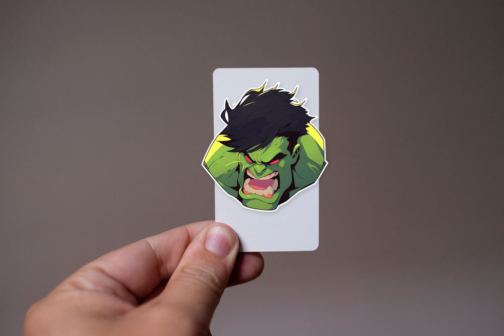 Furious Hulk Sticker