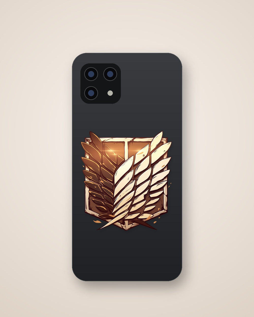 Aot Wings of Freedom Brown Sticker